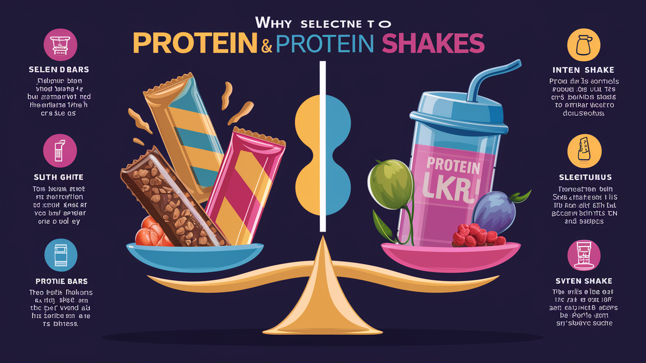 Protein bar vs shake